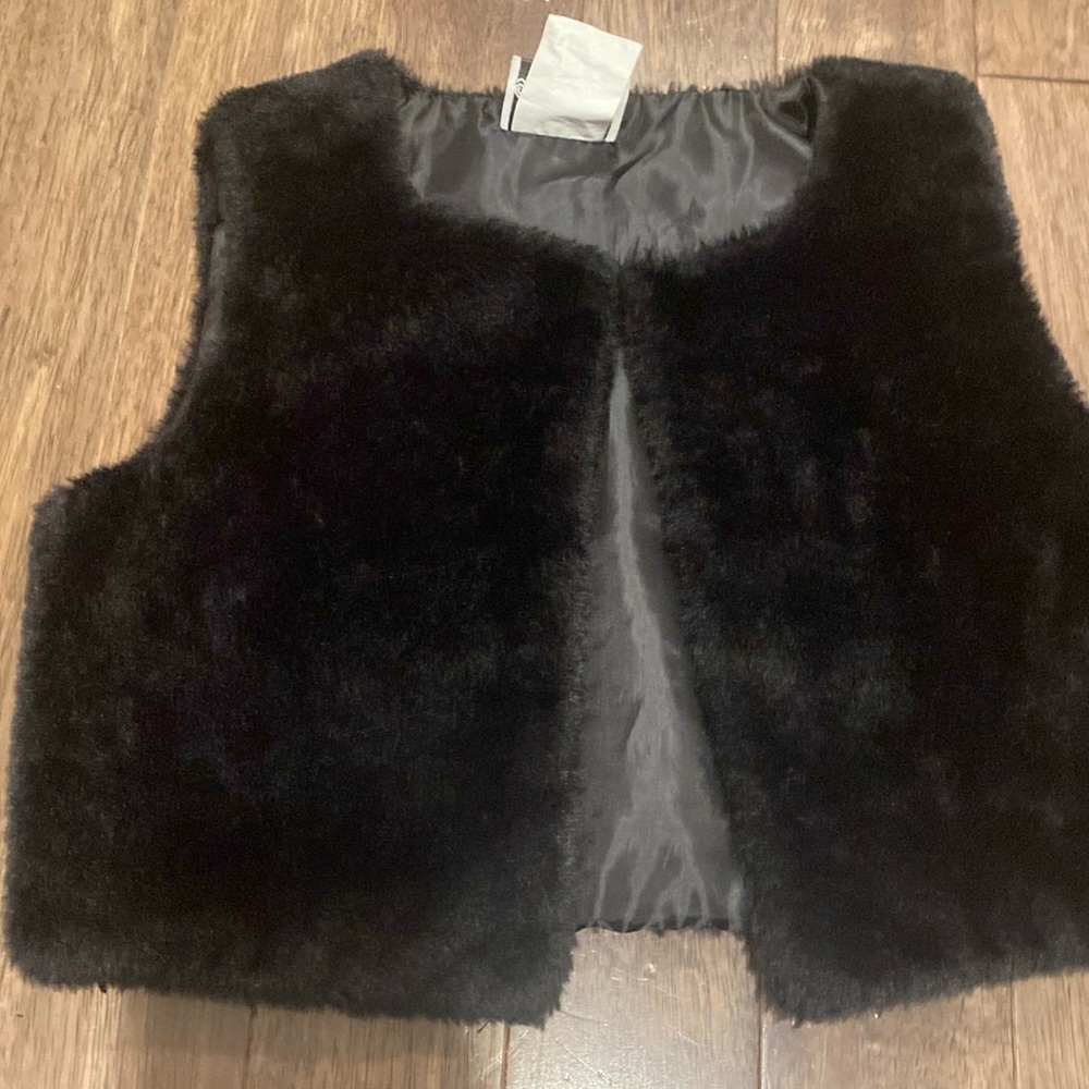 Faux fur vest kids